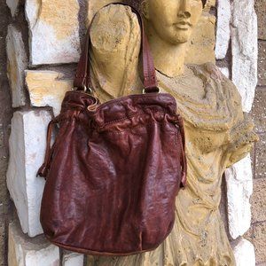 Lucky Italian Leather Vintage Purse